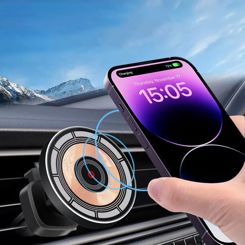 Car Magnetic Wireless Charger  - Wireless Car Charger Mount Fast Charging ulasan dan harga
