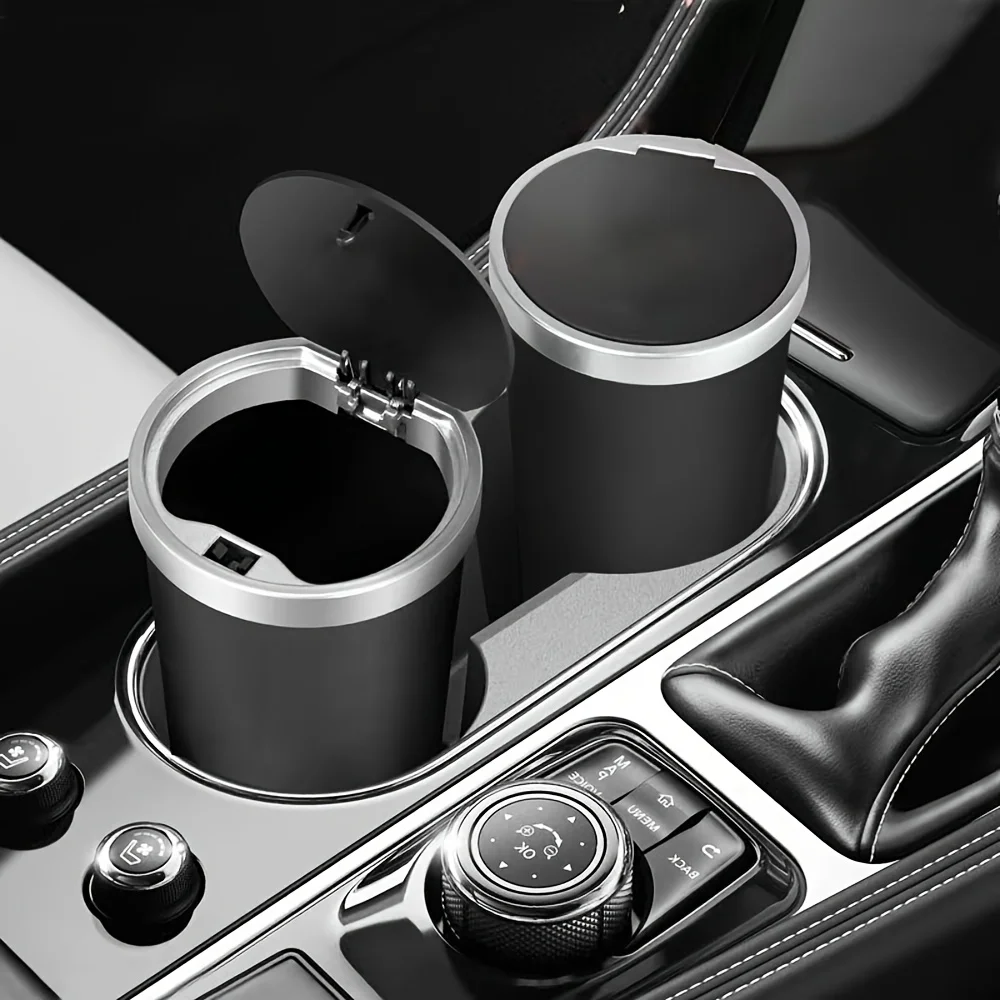 Compact Leakproof Mini Car Tra - Waterproof Car Trash Can With Lid ulasan dan harga