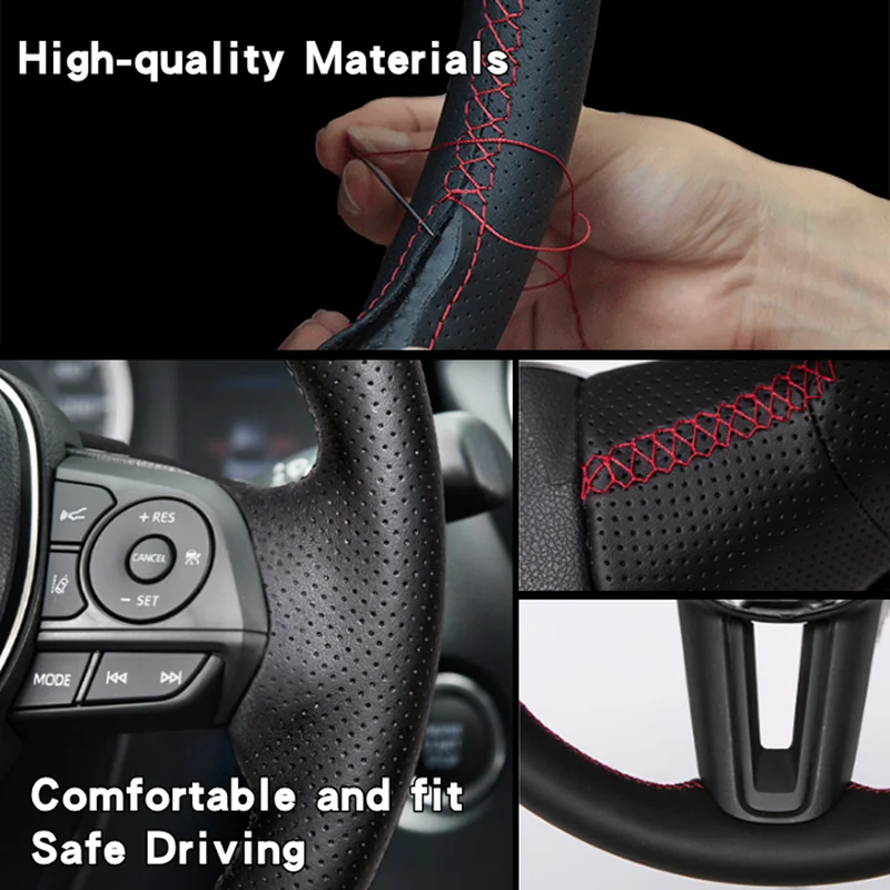 For Alfa Romeo Giulia Stelvio  - Car Steering Wheel Cover Anti Slip Breathable ulasan dan harga