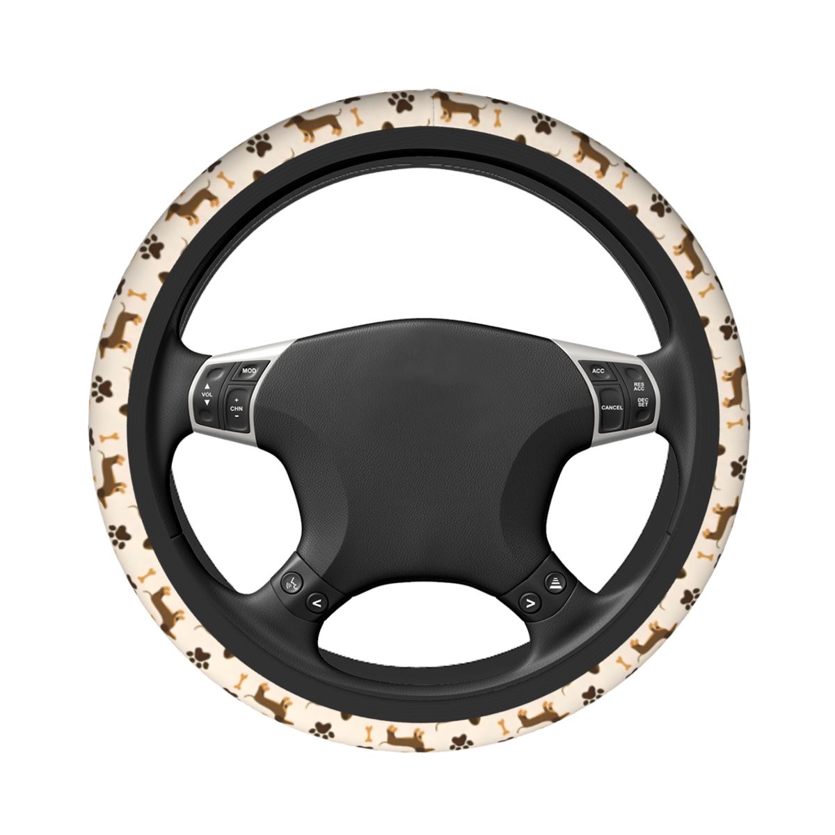 Cute Dachshund Car Steering Wh - Car Steering Wheel Cover Anti Slip Breathable ulasan dan harga