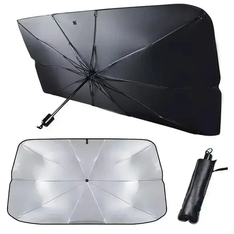 Foldable Car Umbrella Sunshade - Car Sunshade Windshield Umbrella Foldable ulasan dan harga