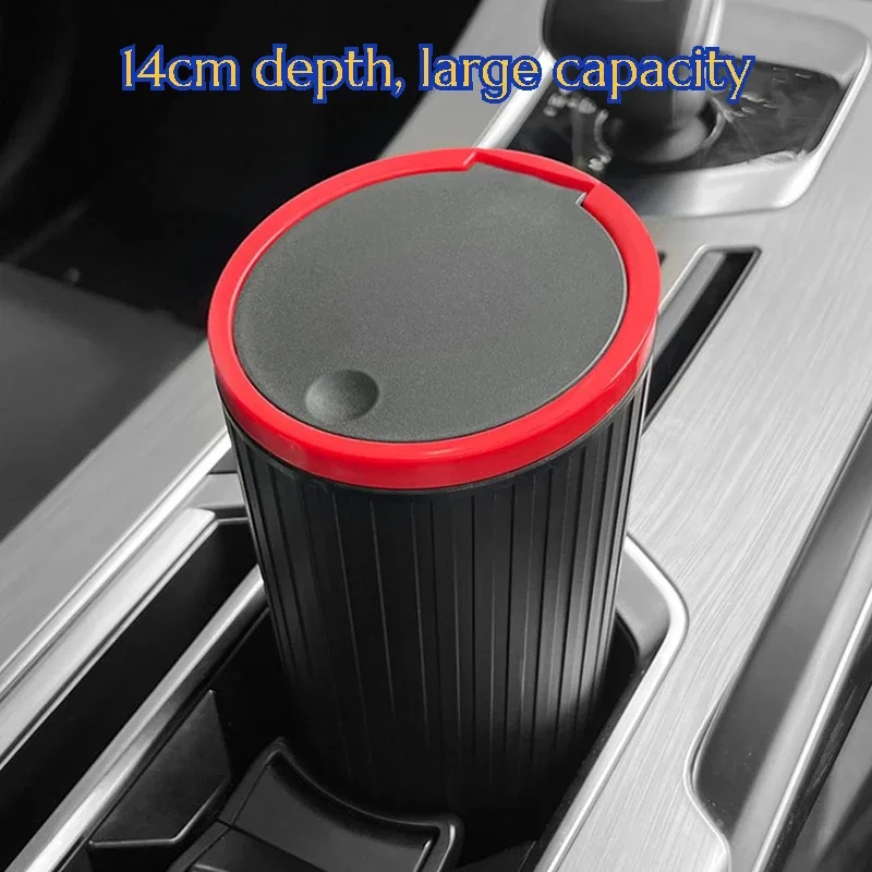 Car Trash Can Press Switch Typ - Waterproof Car Trash Can With Lid ulasan dan harga