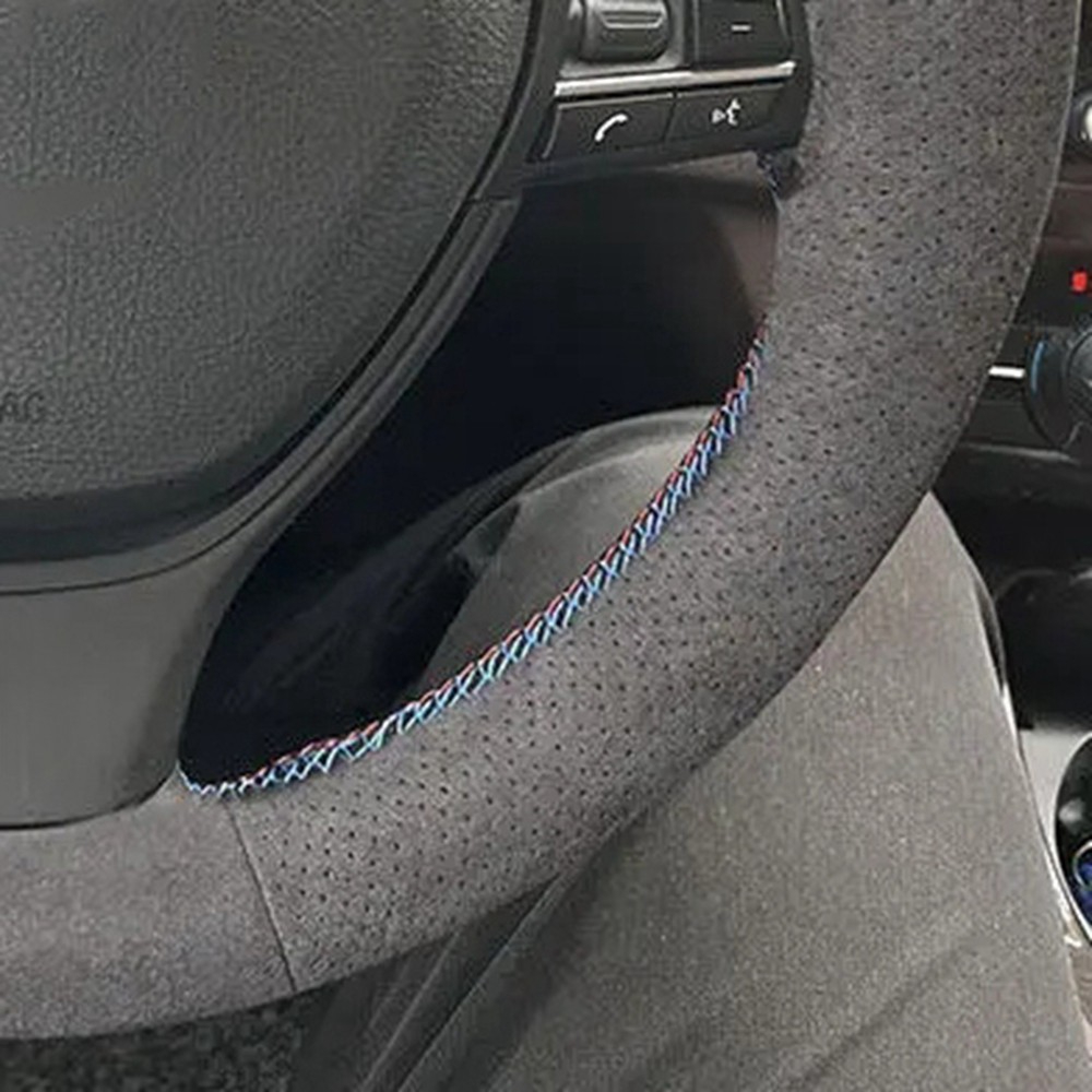 Customized Anti-Slip Suede Gen - Car Steering Wheel Cover Anti Slip Breathable ulasan dan harga