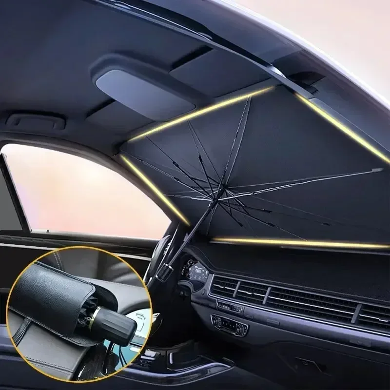 Car Windshield Sunshade Umbrel - Car Sunshade Windshield Umbrella Foldable ulasan dan harga